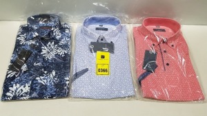 20 X BRAND NEW MENS DESIGNER SHIRTS IN VARIOUS STYLES AND SIZES IE ETERNA