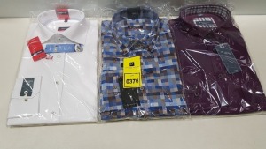 20 X BRAND NEW MENS DESIGNER SHIRTS IN VARIOUS STYLES AND SIZES IE ETERNA