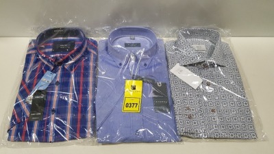 20 X BRAND NEW MENS DESIGNER SHIRTS IN VARIOUS STYLES AND SIZES IE ETERNA