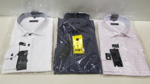 20 X BRAND NEW MENS DESIGNER SHIRTS IN VARIOUS STYLES AND SIZES IE ETERNA