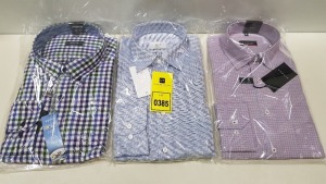 20 X BRAND NEW MENS DESIGNER SHIRTS IN VARIOUS STYLES AND SIZES IE ETERNA