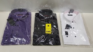 20 X BRAND NEW MENS DESIGNER SHIRTS IN VARIOUS STYLES AND SIZES IE ETERNA