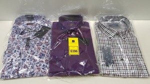 20 X BRAND NEW MENS DESIGNER SHIRTS IN VARIOUS STYLES AND SIZES IE ETERNA