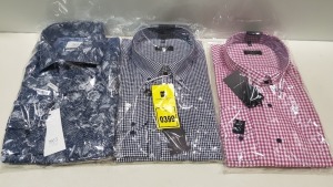 20 X BRAND NEW MENS DESIGNER SHIRTS IN VARIOUS STYLES AND SIZES IE ETERNA