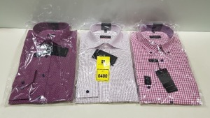 20 X BRAND NEW MENS DESIGNER SHIRTS IN VARIOUS STYLES AND SIZES IE ETERNA