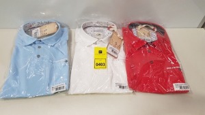20 X BRAND NEW A FISH CALLED FRED POLO SHIRTS IN VARIOUS STYLES