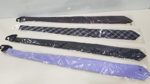 50 X BRAND NEW 100% SILK DESIGNER TIES IN VARIOUS STYLES IE DOMINIQUE, SILK, MICHAELIS AND OLYMP