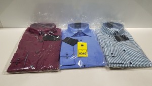 20 X BRAND NEW MENS DESIGNER SHIRTS IN VARIOUS STYLES AND SIZES IE ETERNA