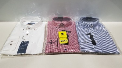 20 X BRAND NEW MENS DESIGNER SHIRTS IN VARIOUS STYLES AND SIZES IE ETERNA