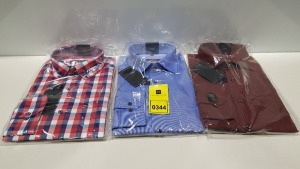 20 X BRAND NEW MENS DESIGNER SHIRTS IN VARIOUS STYLES AND SIZES IE ETERNA