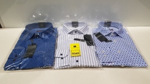 20 X BRAND NEW MENS DESIGNER SHIRTS IN VARIOUS STYLES AND SIZES IE ETERNA