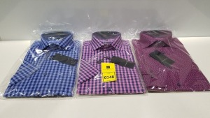 20 X BRAND NEW MENS DESIGNER SHIRTS IN VARIOUS STYLES AND SIZES IE ETERNA