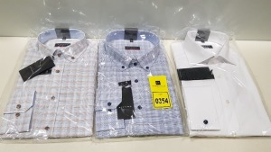 20 X BRAND NEW MENS DESIGNER SHIRTS IN VARIOUS STYLES AND SIZES IE ETERNA