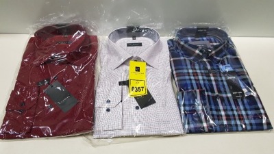 20 X BRAND NEW MENS DESIGNER SHIRTS IN VARIOUS STYLES AND SIZES IE ETERNA