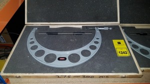 SWISS PRECISION INSTRUMENTS 275-300MM OUTSIDE MICROMETER WITH CARRY BOX