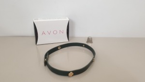 132 X BRAND NEW INDIVIDUALLY BOXED AVON RONNI BRACELET (GREEN COLOURED) IN 1 BOX
