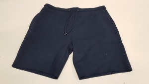 20 X BRAND NEW TOPMAN BLUE SHORTS SIZE MEDIUM AND XS RRP £14.99 (TOTAL RRP £299.80)