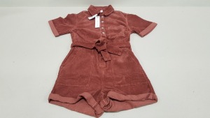 9 X BRAND NEW TOPSHOP BURGUNDY BUTTONED BODYSUIT UK SIZE 12 AND 10 RRP £45.00 (TOTAL RRP £405.00)