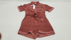 10 X BRAND NEW TOPSHOP BURGUNDY BUTTONED BODYSUIT UK SIZE 12 RRP £45.00 (TOTAL RRP £450.00)