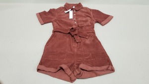 10 X BRAND NEW TOPSHOP BURGUNDY BUTTONED BODYSUIT UK SIZE 12 RRP £45.00 (TOTAL RRP £450.00)