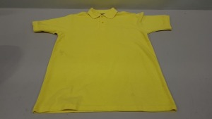 48 X BRAND NEW PAPINI CANARY POLO SHIRTS - SIZE MEDIUM / LARGE