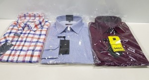 20 X BRAND NEW MENS DESIGNER SHIRTS IN VARIOUS STYLES AND SIZES IE ETERNA