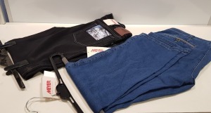 5 PIECE MIXED MEYER JEAN LOT CONTAINING ARIZONA JEANS AND CHICAGO JEANS IE SIZE 36/32, 34/32, 32/32 AND 36/30