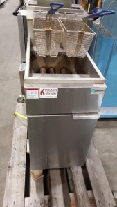 QUANTUM STAINLESS STEEL TWIN FRYER