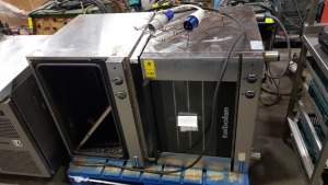 2 X BLUE SERL STAINLESS STEEL OVENS (FOR SPARES ONLY)