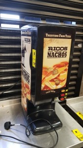 NACHOS SAUCE DISPENSER BRANDED RICOS SINCE 1909 NACHOS