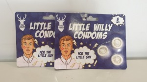 288 X LITTLE WILLY CONDOMS - IN 12 CARTONS OF 24 PCS