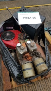 USED ENGINE AND MOTOR WITH BOTTLE GAS HEATER