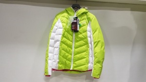 BRAND NEW COLMAR SKI JACKET IN WHITE AND GREEN SIZE 50