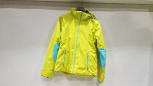 BRAND NEW SPYDER SKI JACKET IN YELLOW SIZE 6