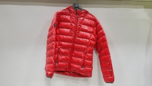 BRAND NEW IFLOW RED PUFFER JACKETS SIZE SMALL