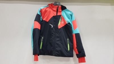 BRAND NEW SPYDER MULTI COLOURED SKI JACKET (NO SIZE STATED)