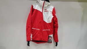 BRAND NEW MILLET WHITE AND RED SKI JACKETS SIZE SMALL