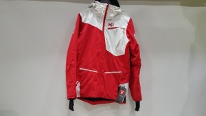 BRAND NEW MILLET WHITE AND RED SKI JACKETS SIZE SMALL