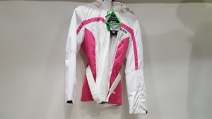 BRAND NEW COLMAR SKI JACKET IN WHITE AND PINK SIZE 46