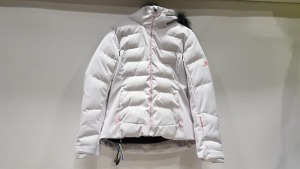 BRAND NEW SALOMON WHITE SKI JACKET SIZE LARGE