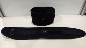 64 X BRAND NEW STARWOOD SPORTS BRANDED WEIGHT LIGHTING BELTS SIZE MEDIUM (LABEL STATES 34-38 BUT IS ACTUALLY 28-33)