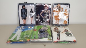 48 X BRAND NEW FANCY DRESS COSTUMES IE. SMIFFYS, FEVER - IN 2 CARTONS