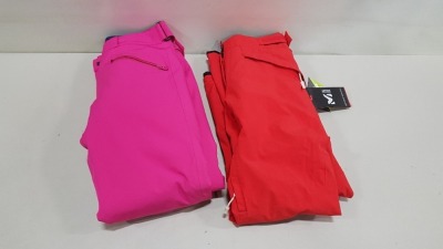 2 X BRAND NEW SKI PANTS IE MILLET AND ZIENER SIZE 6 AND 50