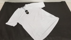 19 X BRAND NEW EVERLAST POLLY T SHIRTS IN GREY SIZE MEDIUM AND EXTRA LARGE AND LARGE