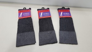 45 X PAIRS OF BRAND NEW SPANX HEATHER GREY ANIMAL OVER THE KNEE HIGH SOCKS IN ONE SIZE