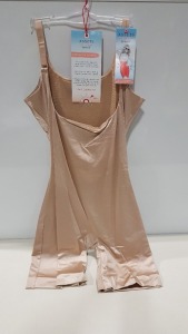 20 X BRAND NEW SPANX OPEN BUST MID THIGH BODY SHAPER IN NUDE SIZE XL