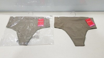 40 X BRAND NEW SPANX OLIVINE THONGS SIZE MEDIUM