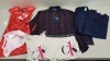 6 PIECE MIXED CLOTHING LOT CONTAINING FRENCH CONNECTION DRESS SIZE 10, D555 TROUSERS SIZE 42 REGULAR, FREYA BRA SIZE 34HH, CALVIN KLEIN BOXERS SIZE LARGE, D555 SHIRT SIZE 2XL, CALVIN KLEIN BAG