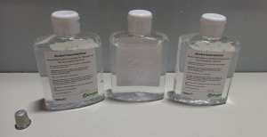 720 X CAREGEL 68% ALCOHOL HAND SANITISER - 250ML BOTTLES - BATCH S550 - IN 30 CARTONS