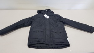 10 X BRAND NEW OUTERWEAR KIDS TECHNICAL PARKA IN SIZES 10, 11, 12 AND 13 YEARS RRP £29.00 (TOTAL RRP £290.00)